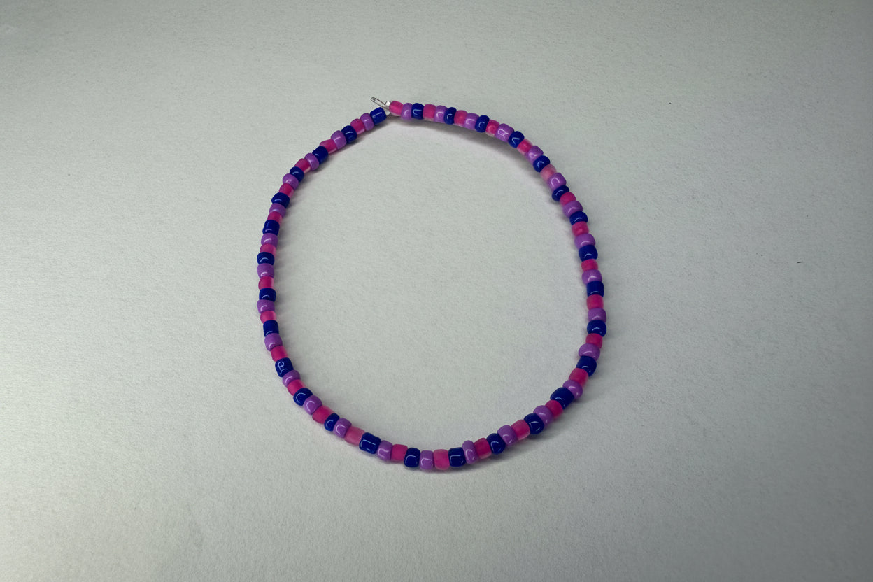 PRIDE - Bisexual Flag Beaded Bracelet 6” and 7”