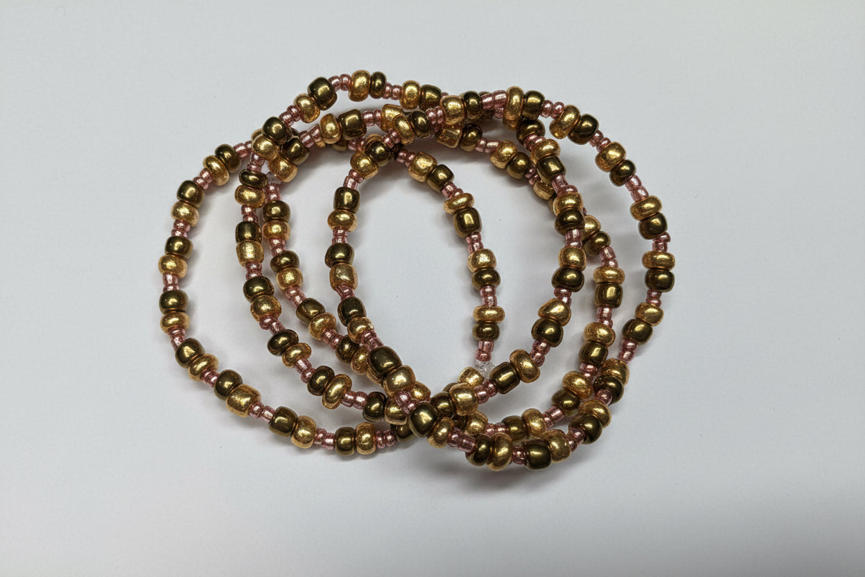 New Year’s Eve - Beaded Bracelet 6” and 7”