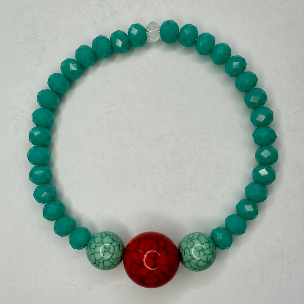 Sedona’s Oasis - Beaded Bracelet 7”