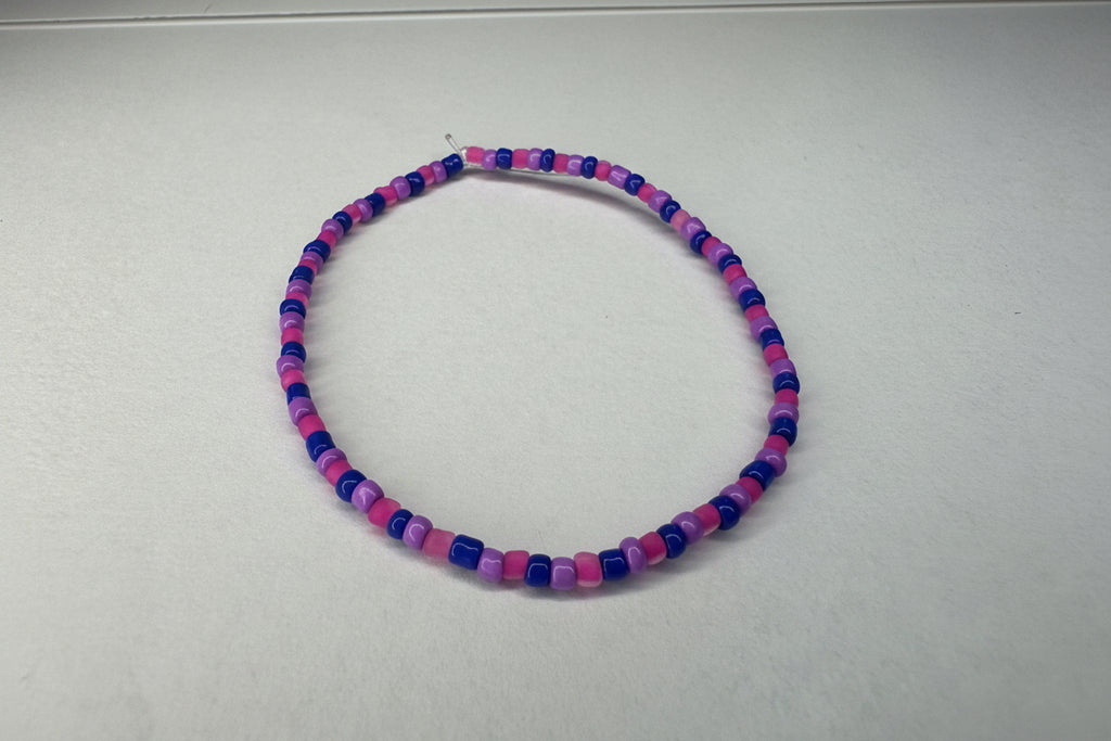 PRIDE - Bisexual Flag Beaded Bracelet 6” and 7”