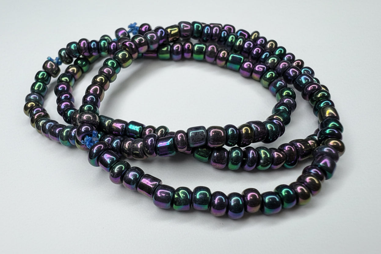 Aquarium Rocks - Beaded Bracelet 6”