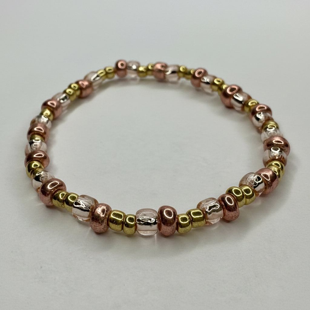 Midnight Kiss - Beaded Bracelet 6” and 7”