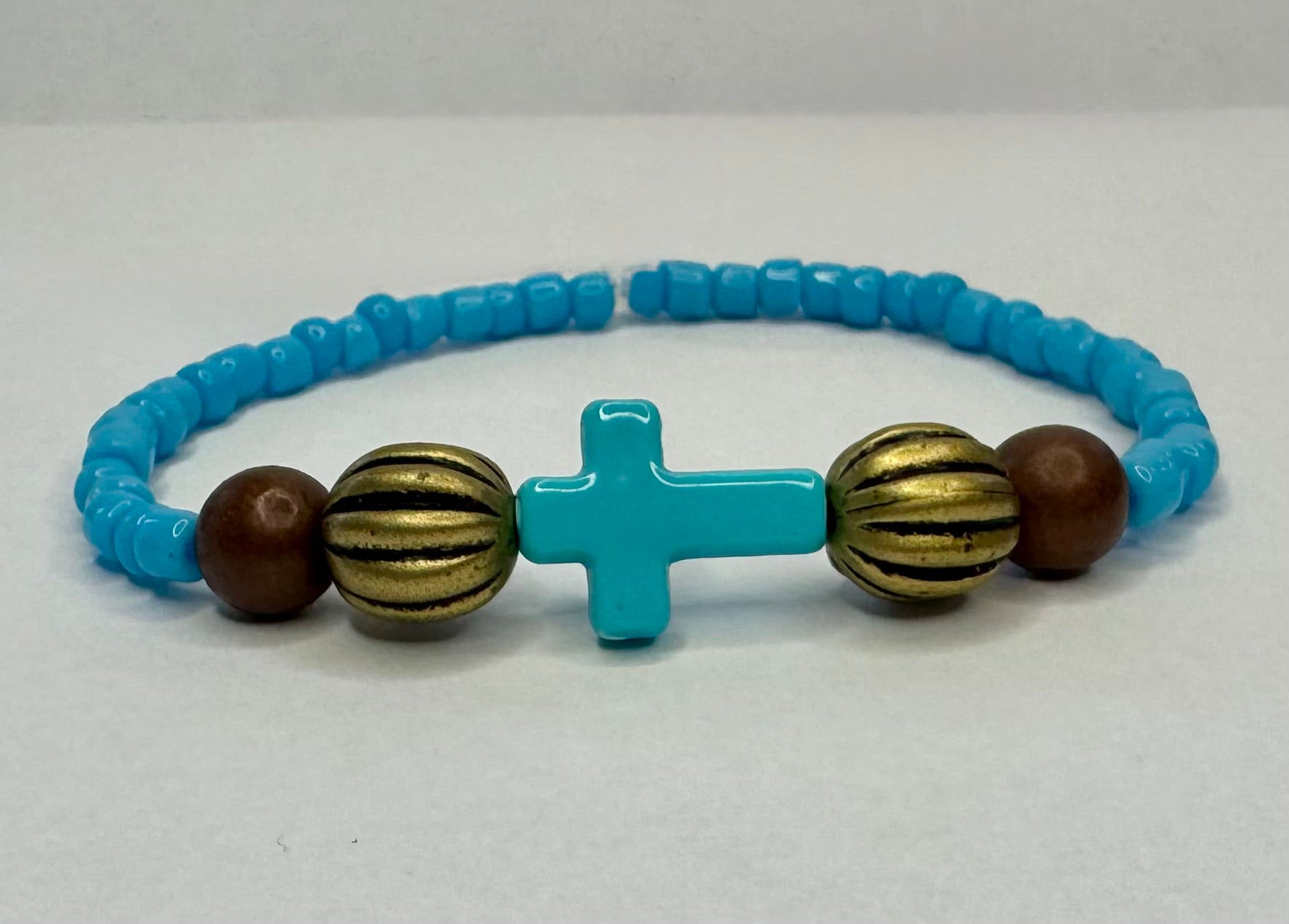 Thank Goodness Tuscany (Brown) - Beaded Bracelet 7”