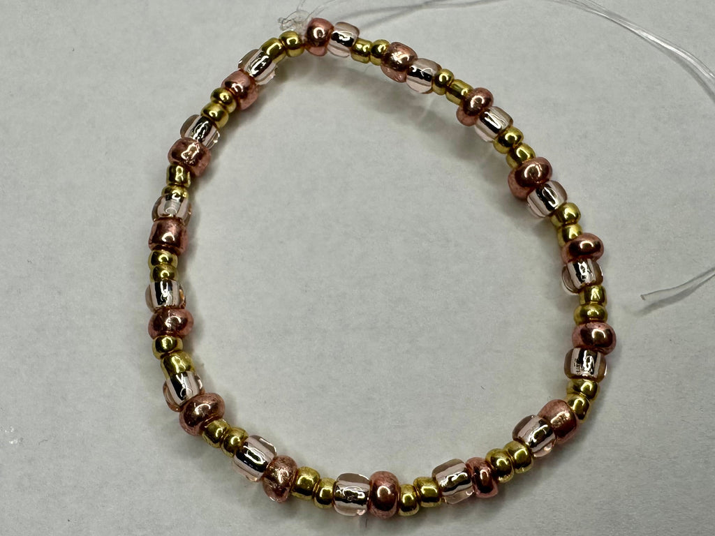 Midnight Kiss - Beaded Bracelet 6” and 7”