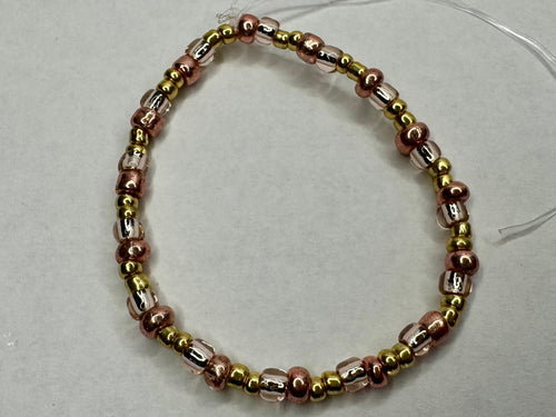 Midnight Kiss - Beaded Bracelet 6” and 7”