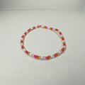 PRIDE - Lesbian Flag Beaded Bracelet 6” and 7”