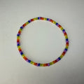 PRIDE - Be Who You Are Rainbow Beaded Bracelet 6” and 7”