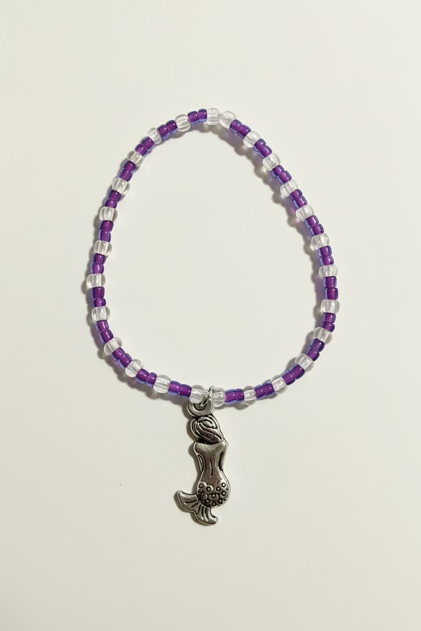 Deep Sea Diving - Mermaid Beaded Bracelet 6” and 7”